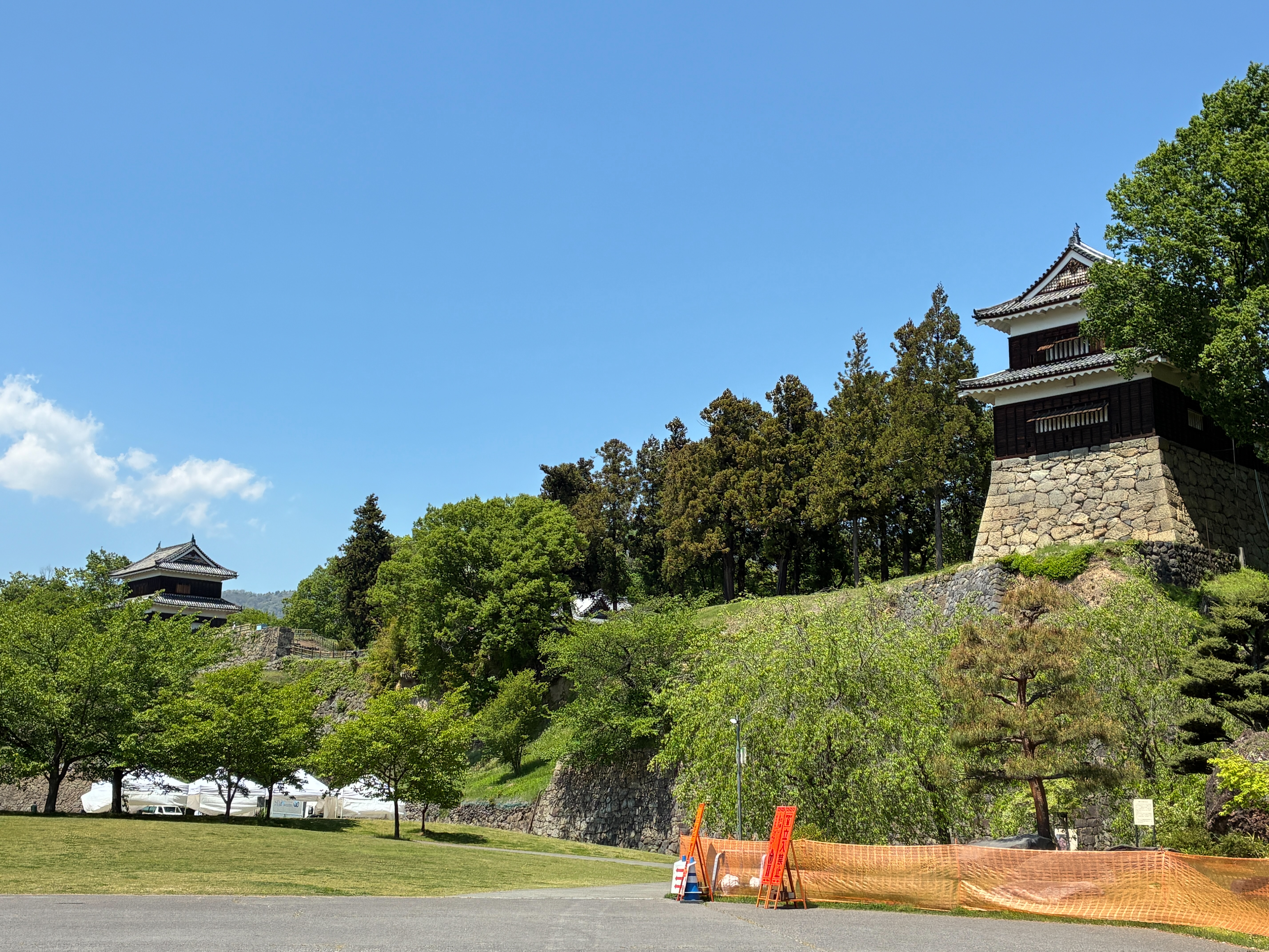 上田城跡 やぐら下芝生広場
