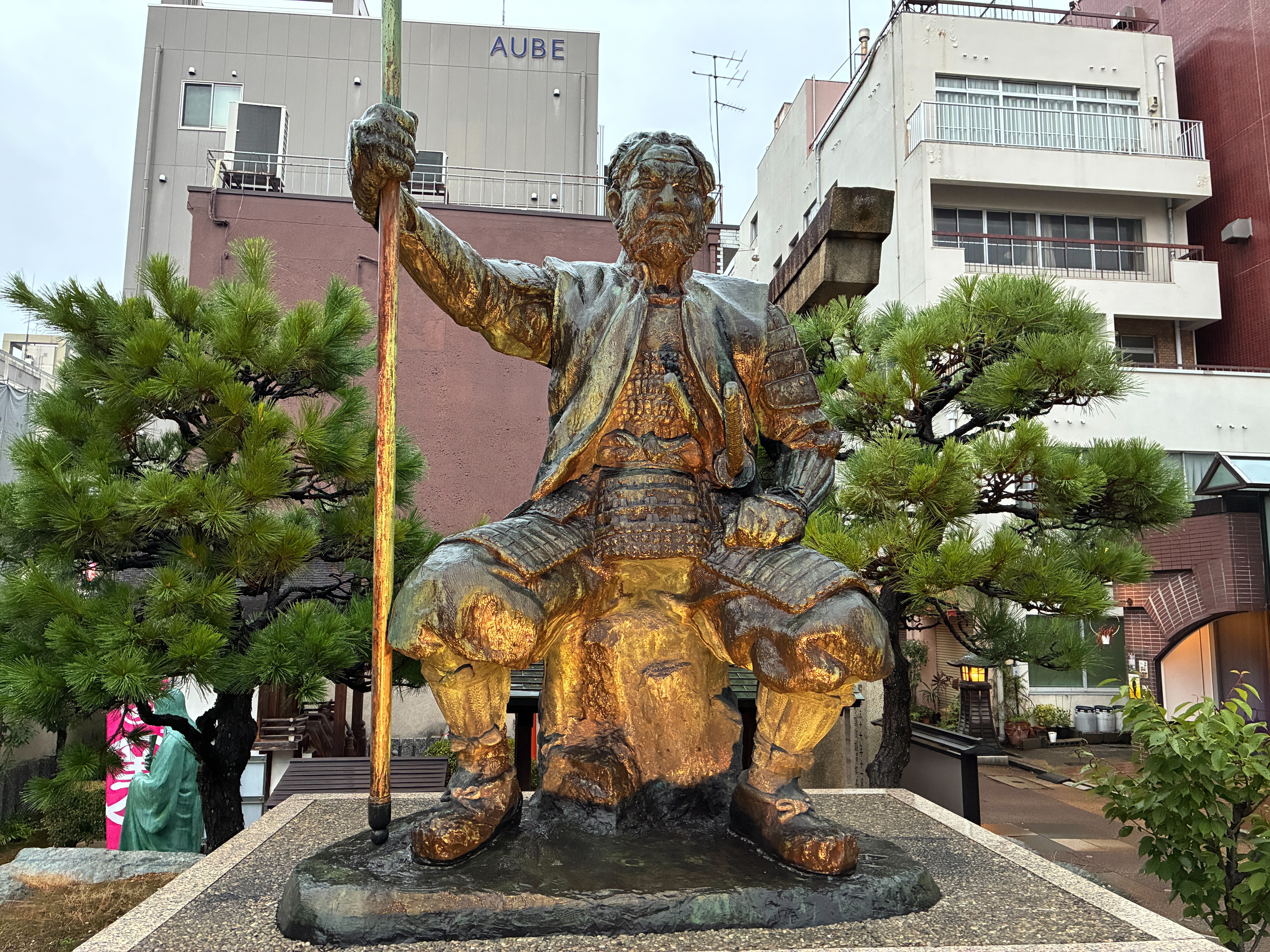 北ノ庄城跡 柴田勝家公像