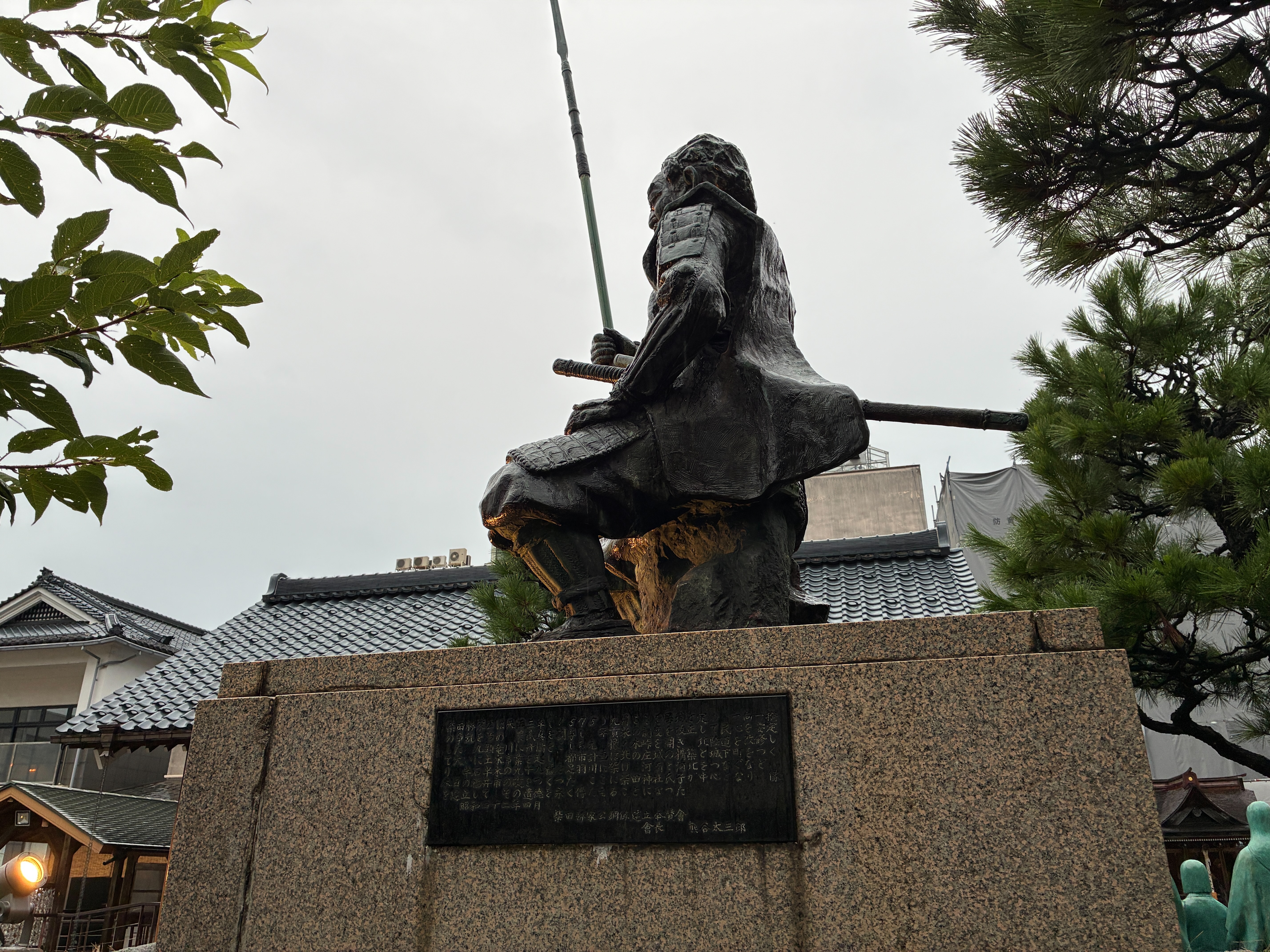 北ノ庄城跡 柴田勝家公像