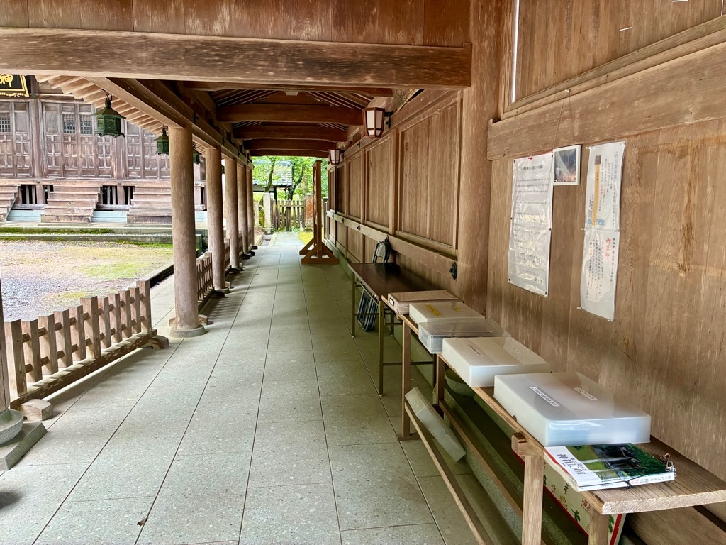 岡太神社・大瀧神社 廻廊