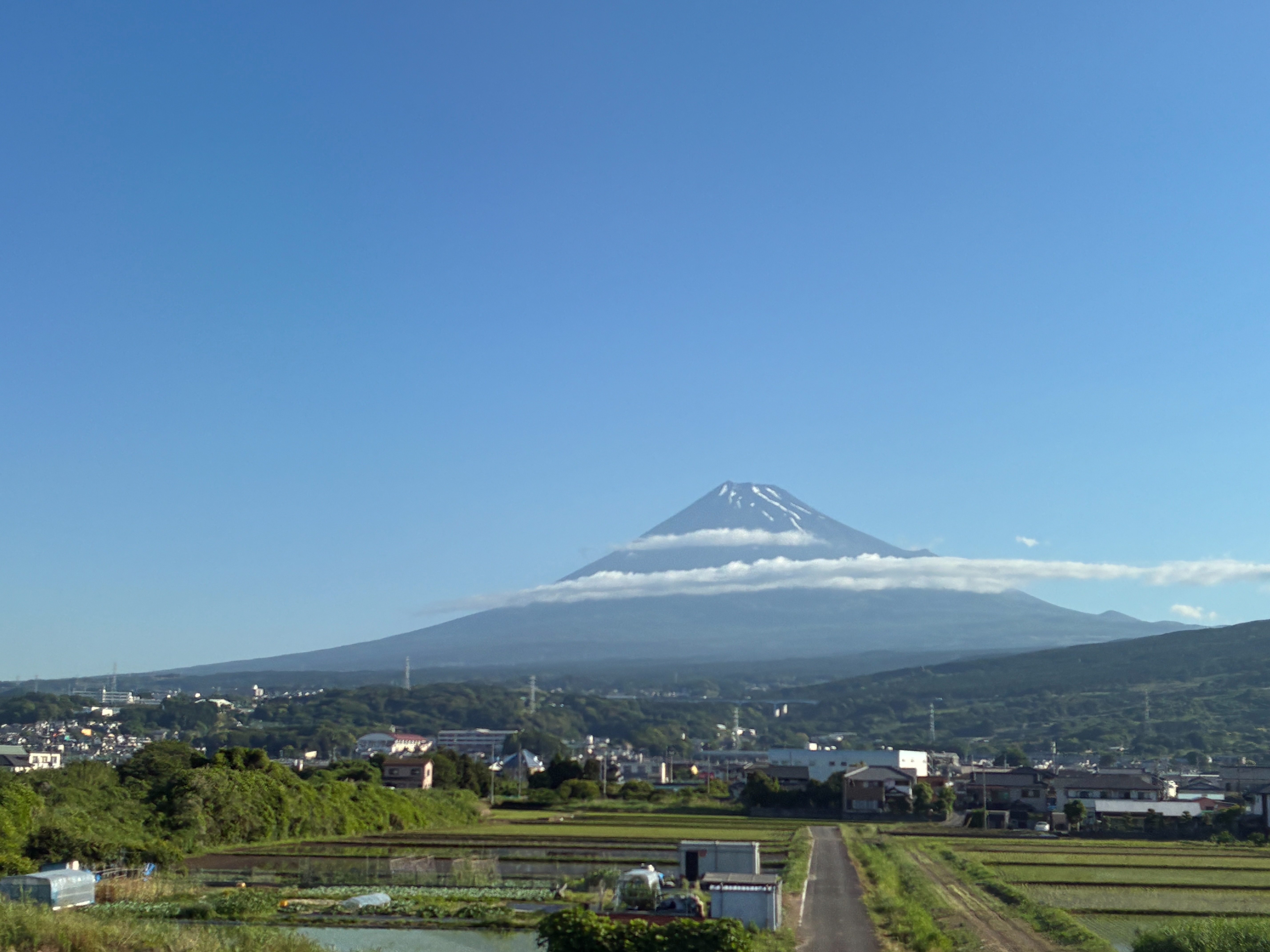東海道新幹線から富士山
