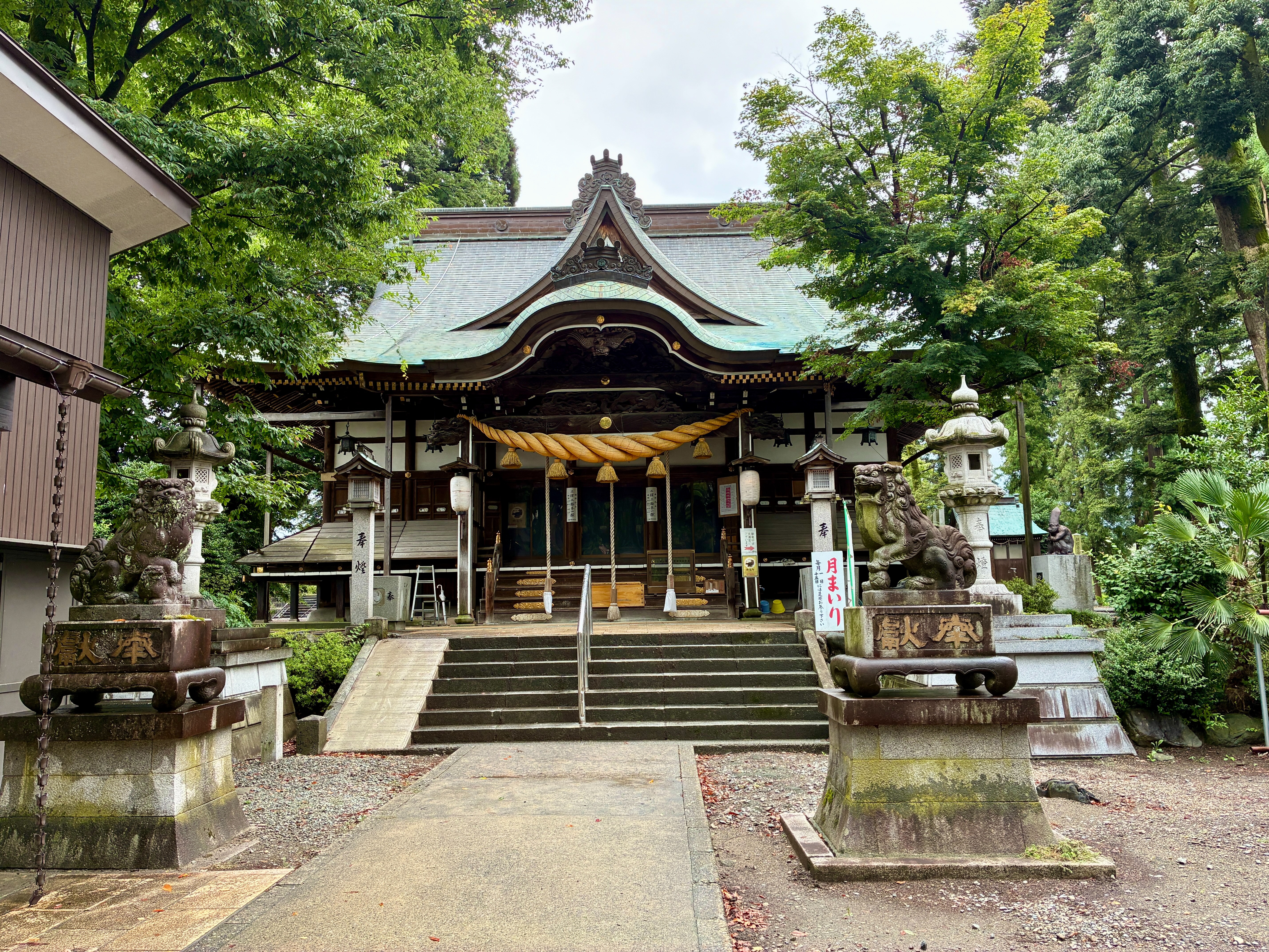 越前大野 日吉神社拝殿
