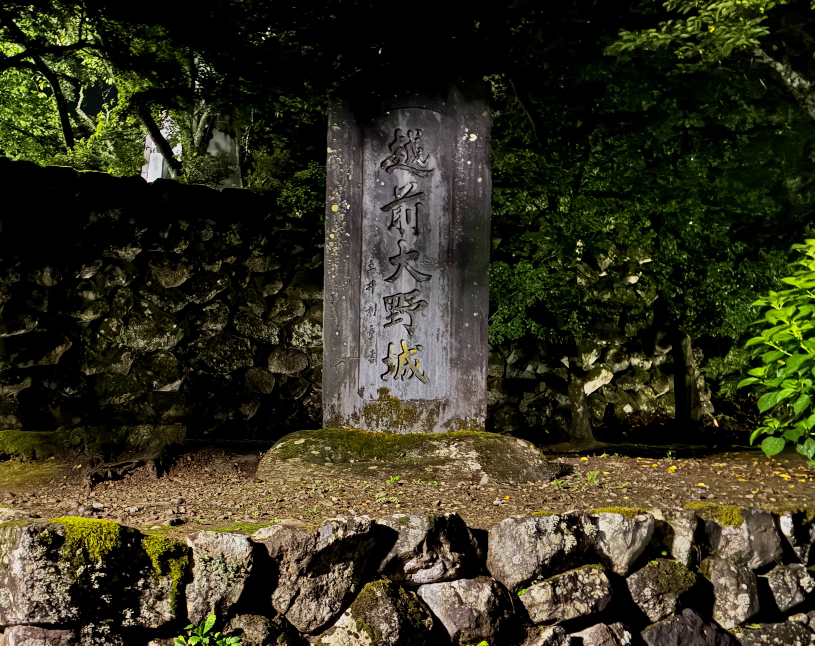 越前大野城碑