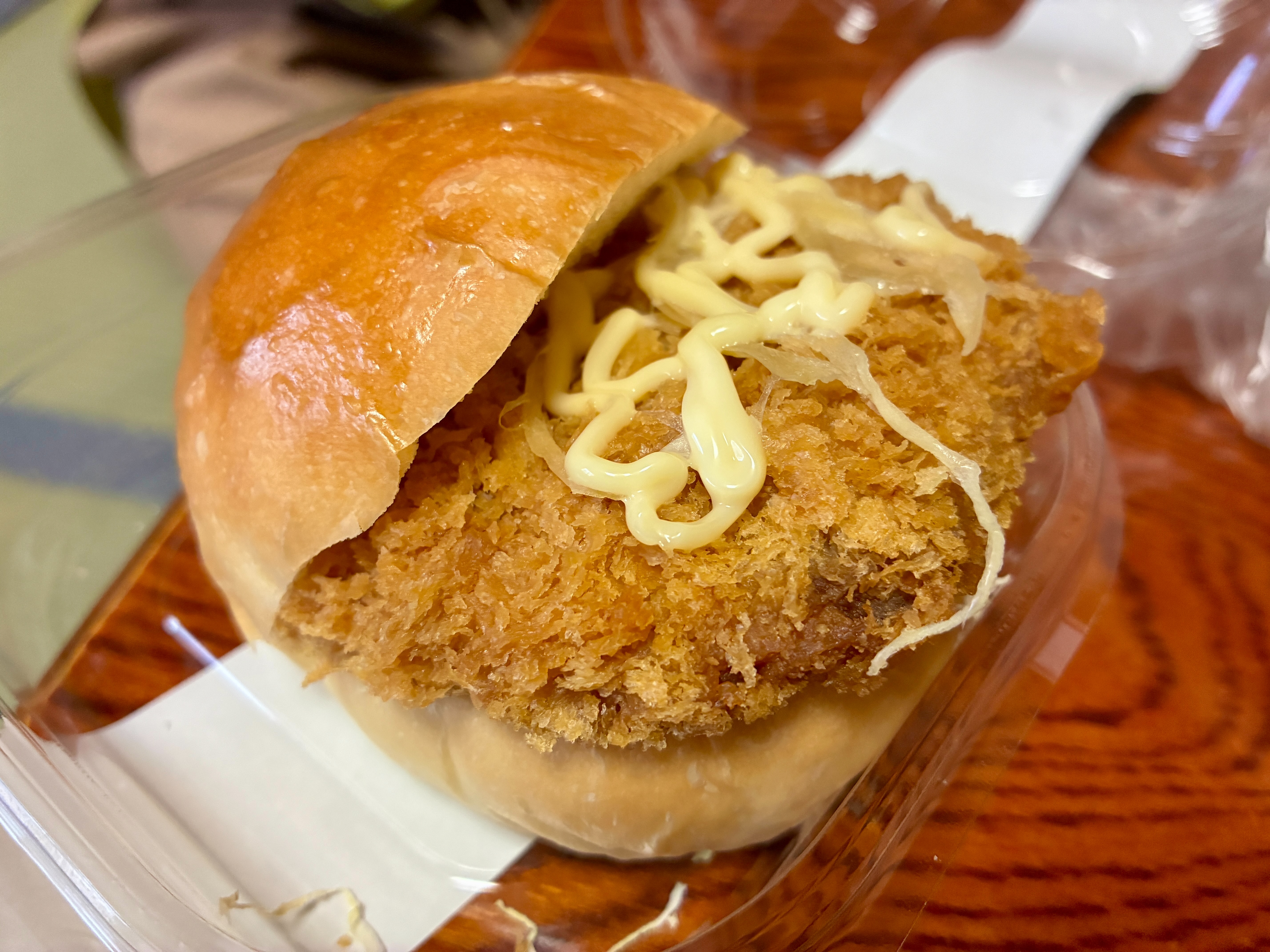 越前大野 パナデリア 醬油カツバーガー