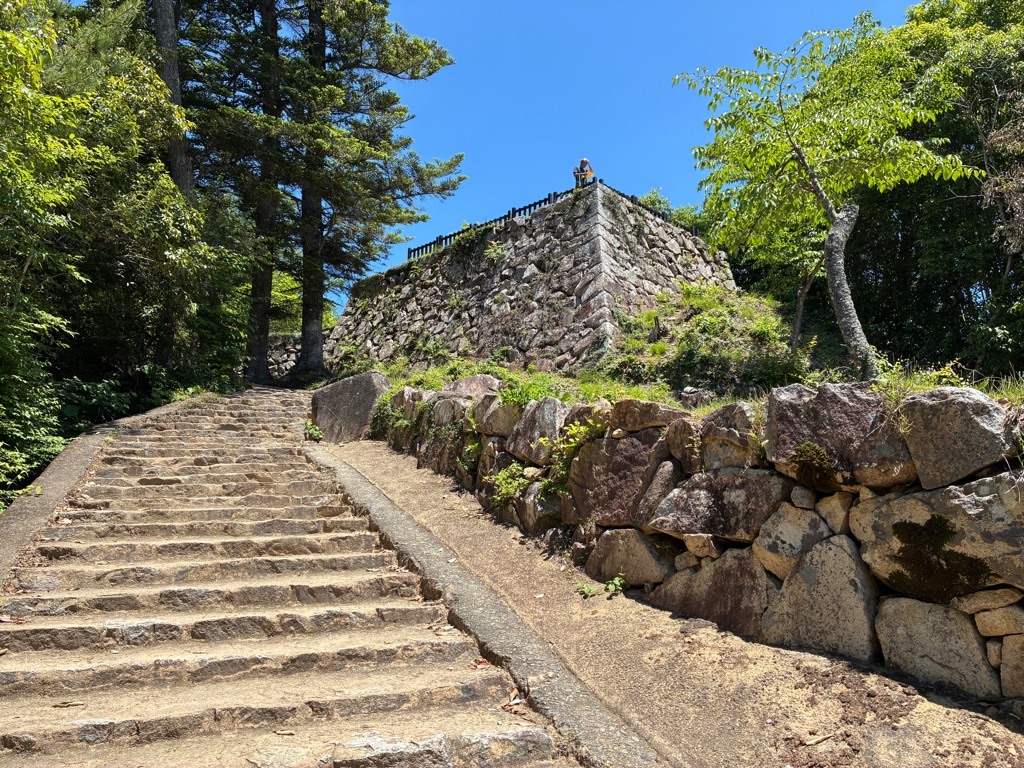 備中松山城 中太鼓丸石垣