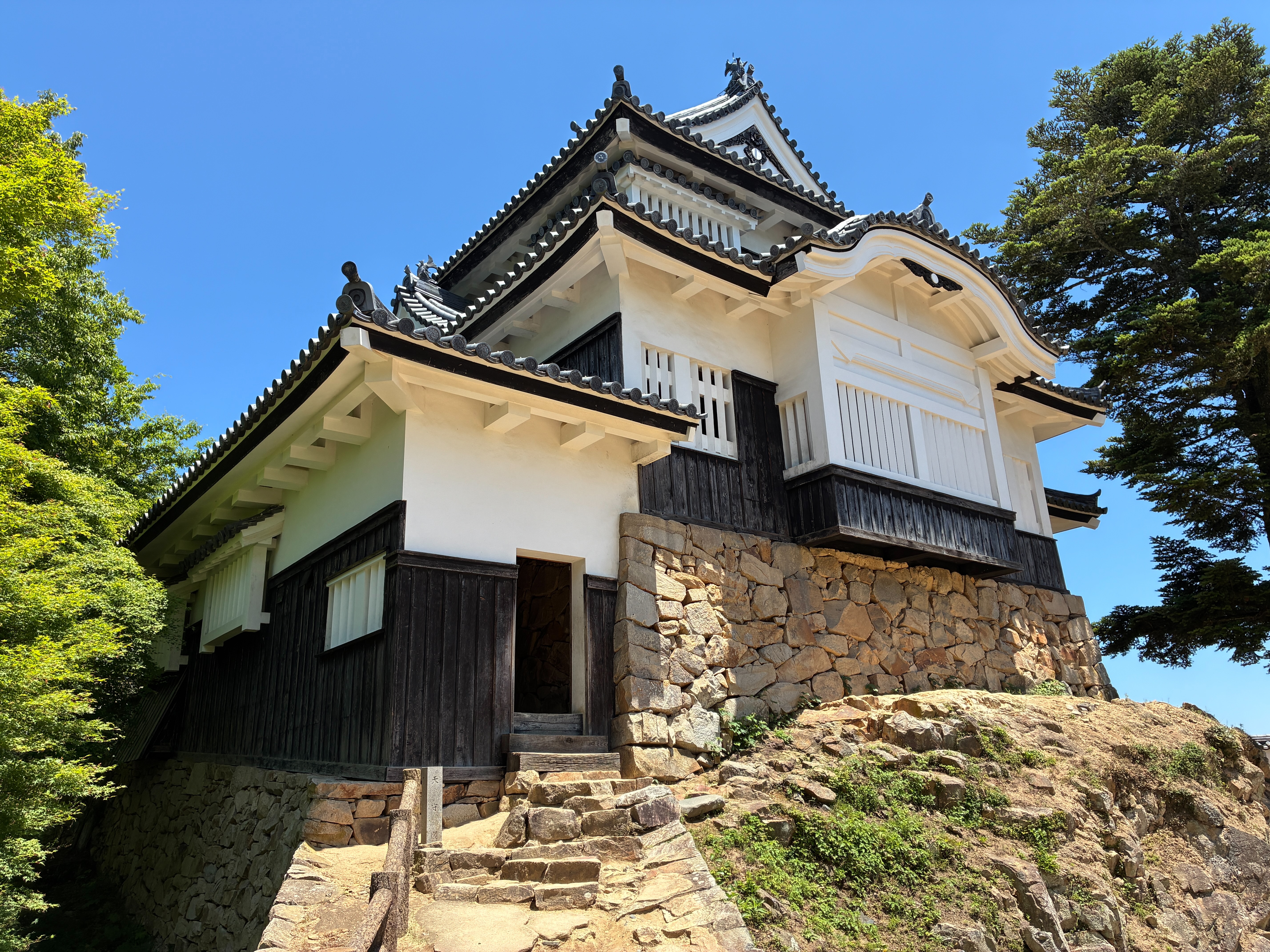 備中松山城 天守入口の廊下