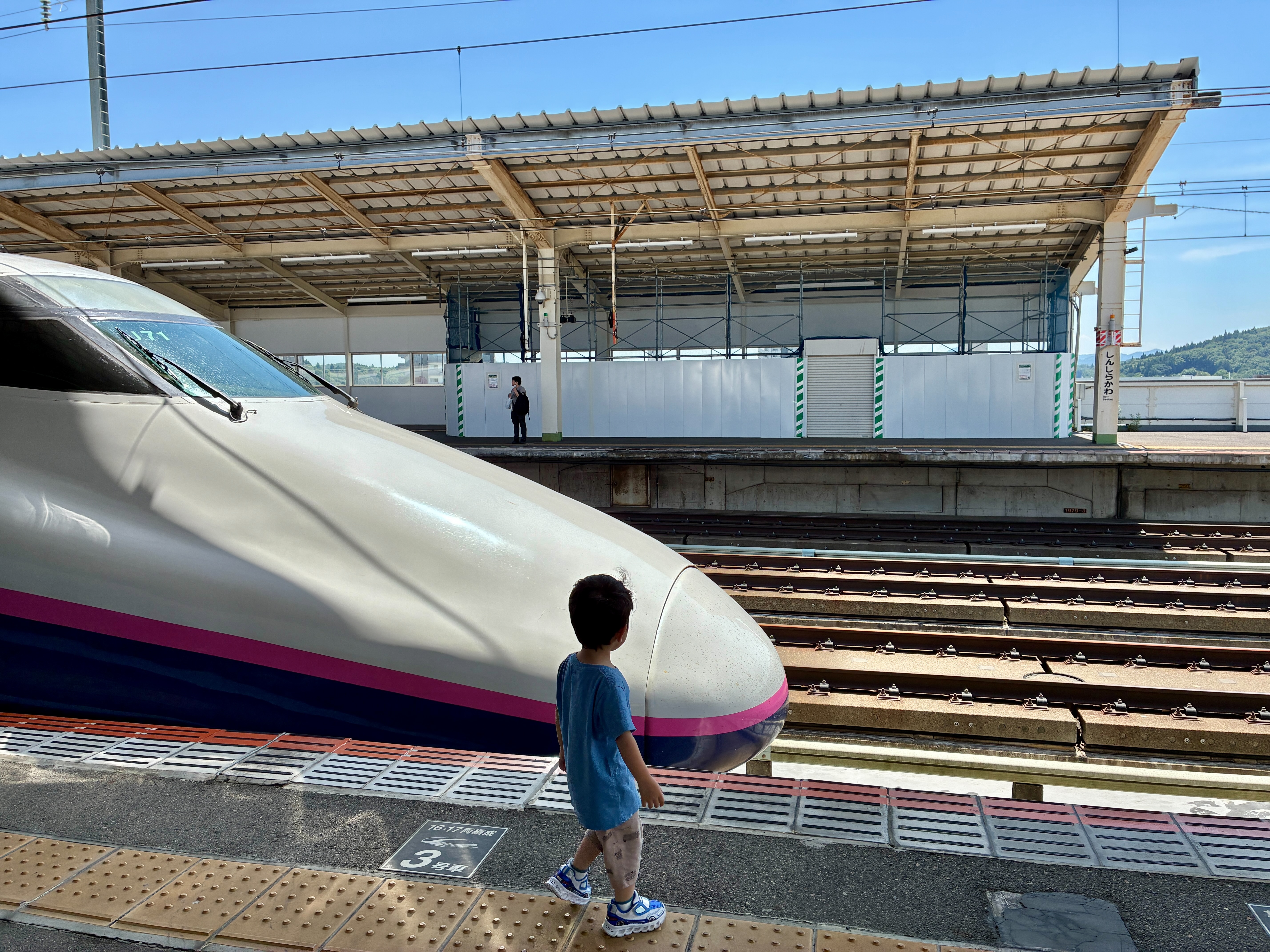 東北新幹線 新白河駅ホーム