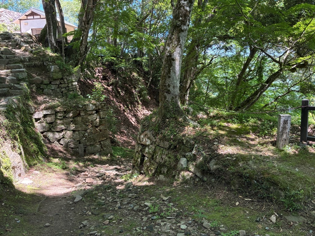 備中松山城 搦手門跡