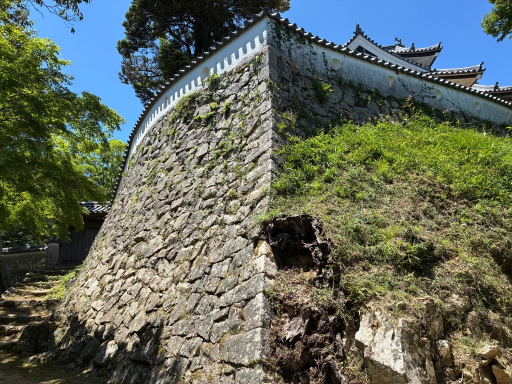 備中松山城 本丸石垣