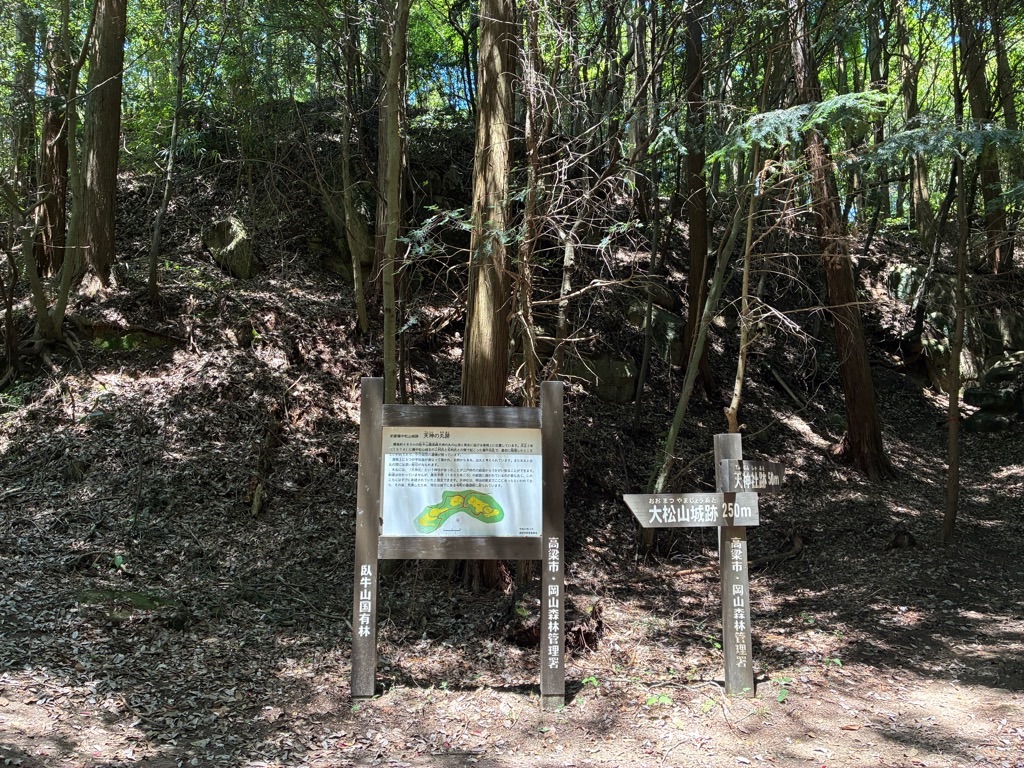 備中松山城 天神の丸跡