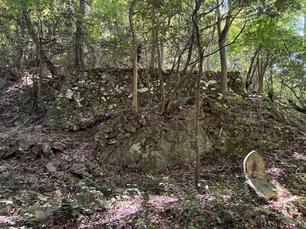 備中松山城 切通及び番所跡