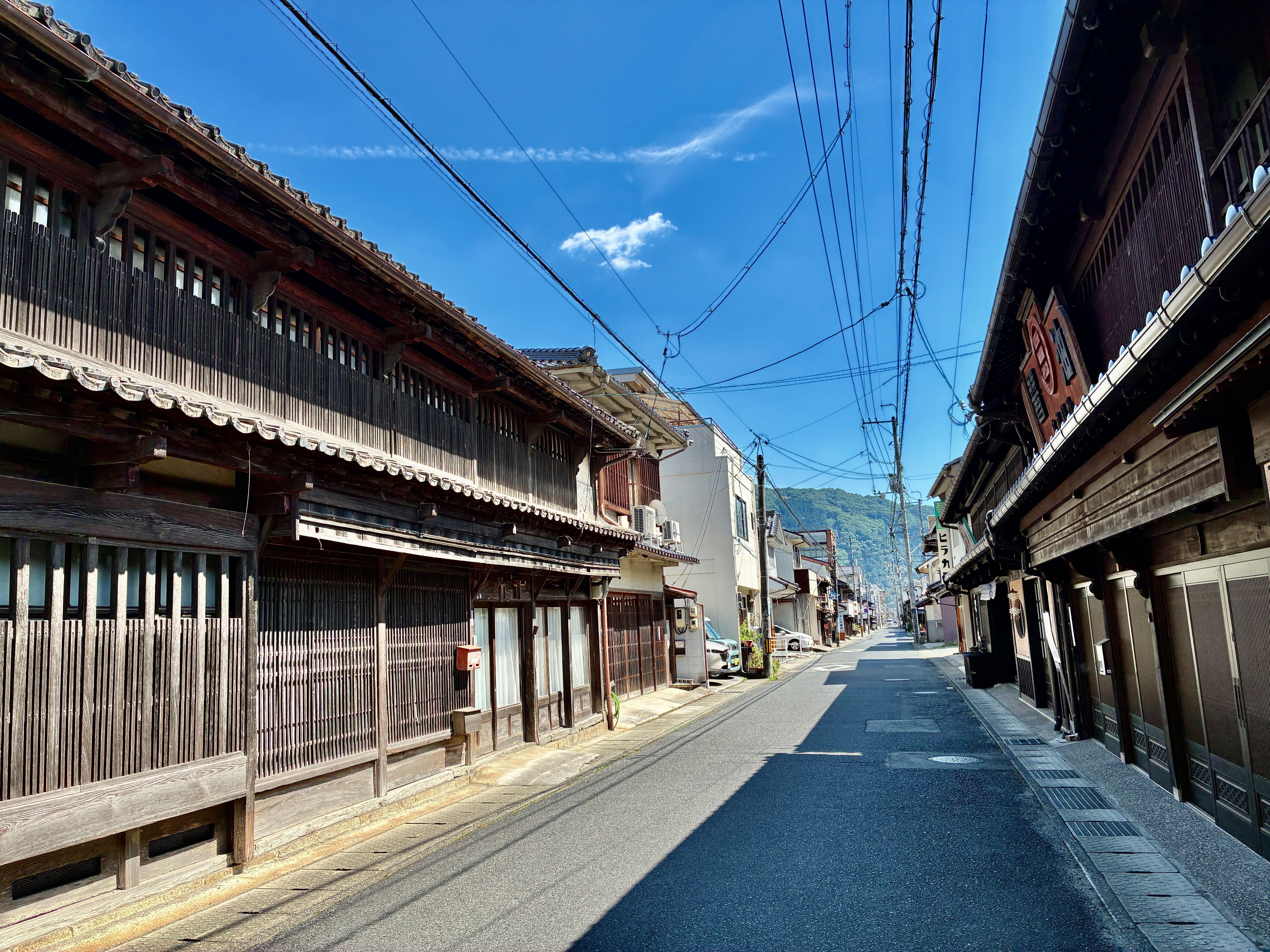備中高梁 本町のまちなみ 格子