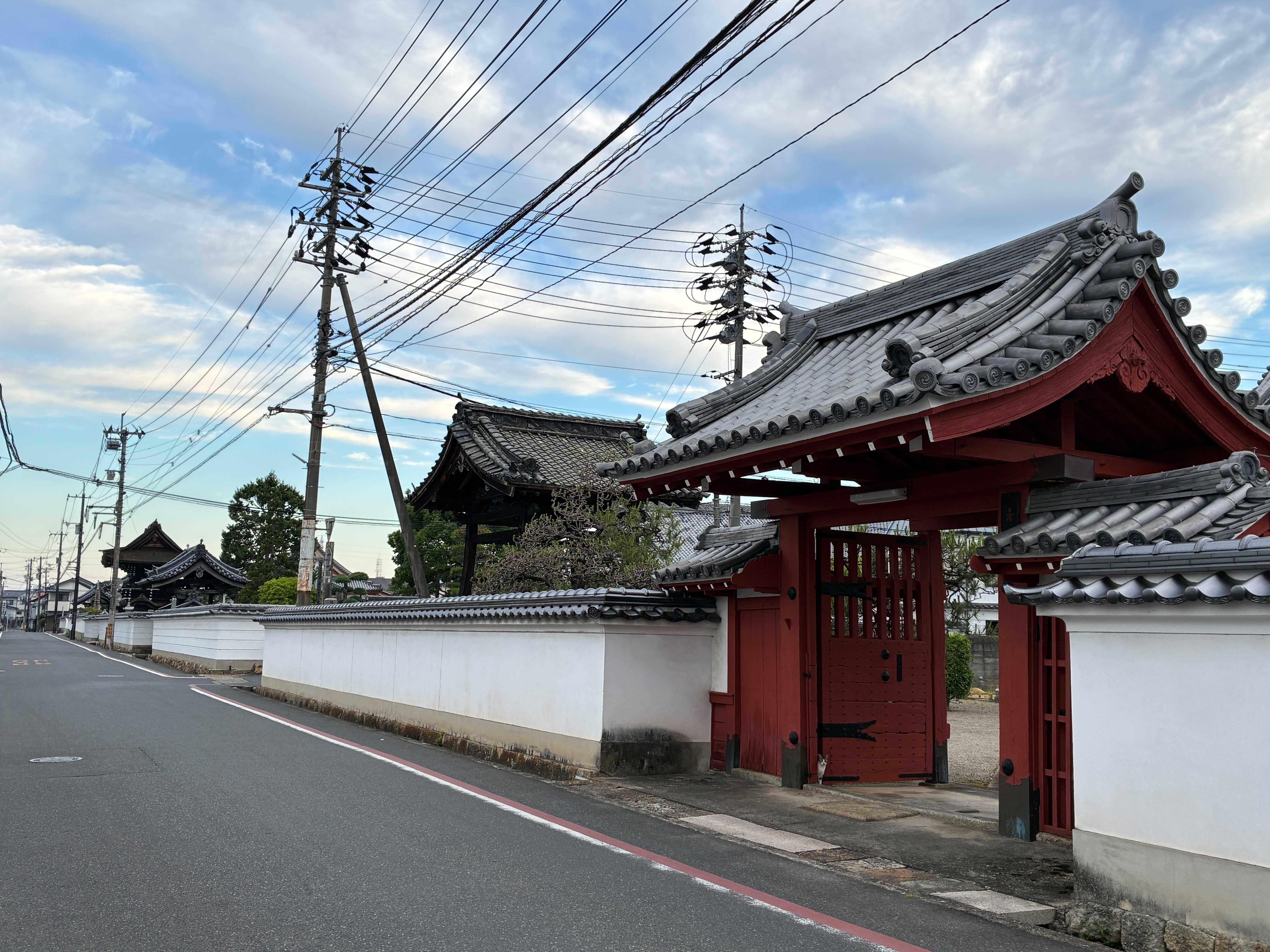 津山城西 西寺町 臨済宗妙心寺派 西厳山 壽光禅寺山門