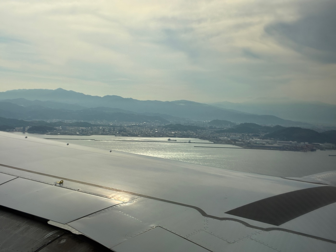飛行機から四国