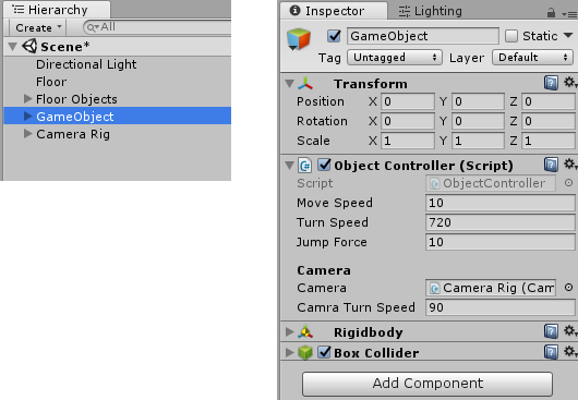 Unity オブジェクトについてくるカメラを作ったよ 陰干し中のゲーム開発メモ