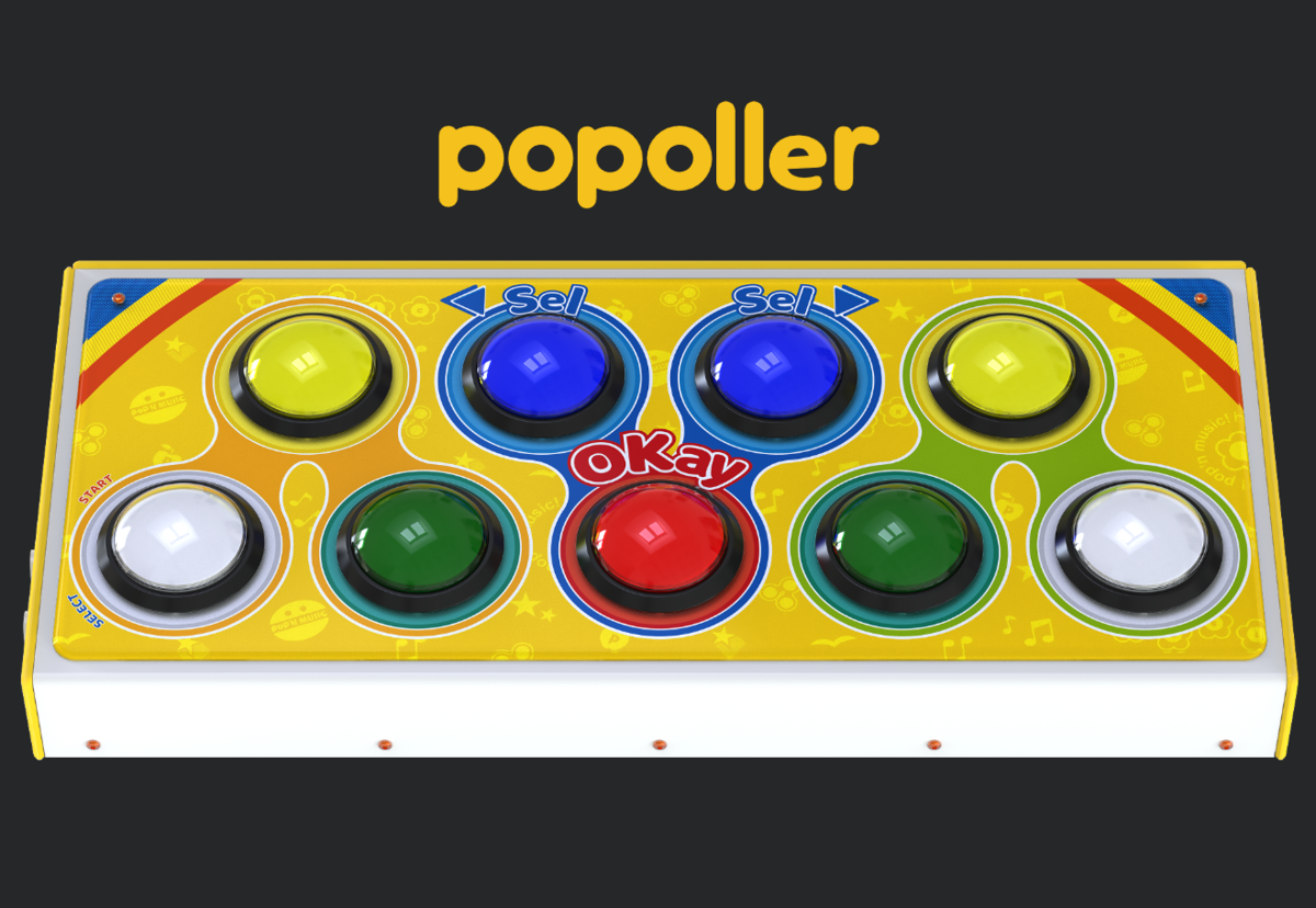 DAOコン POPOLLER 静音化済 pop'n music】安く簡単にできるポップンコントローラーの静音化