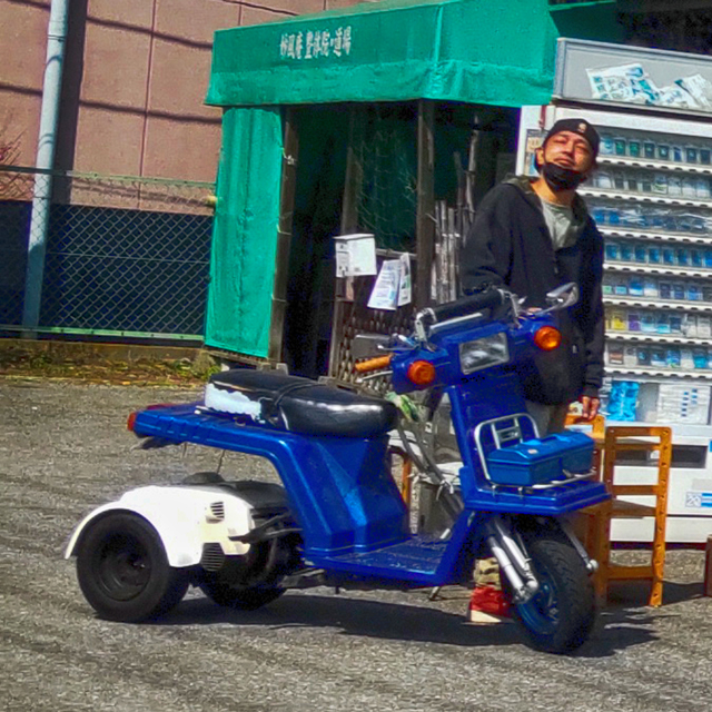 ジャイロXと私の写真