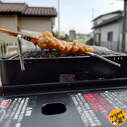 最悪】業務スーパーの『加熱済みもも串50本入(冷凍焼き鳥)』の炙り焼き