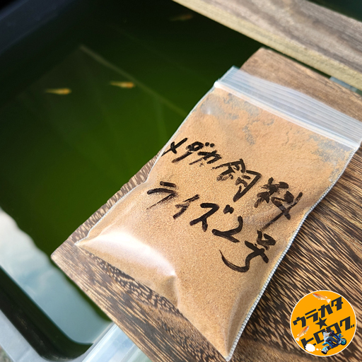 埼玉の道の駅でメダカのプロフードとして有名な【ライズ2号】を
