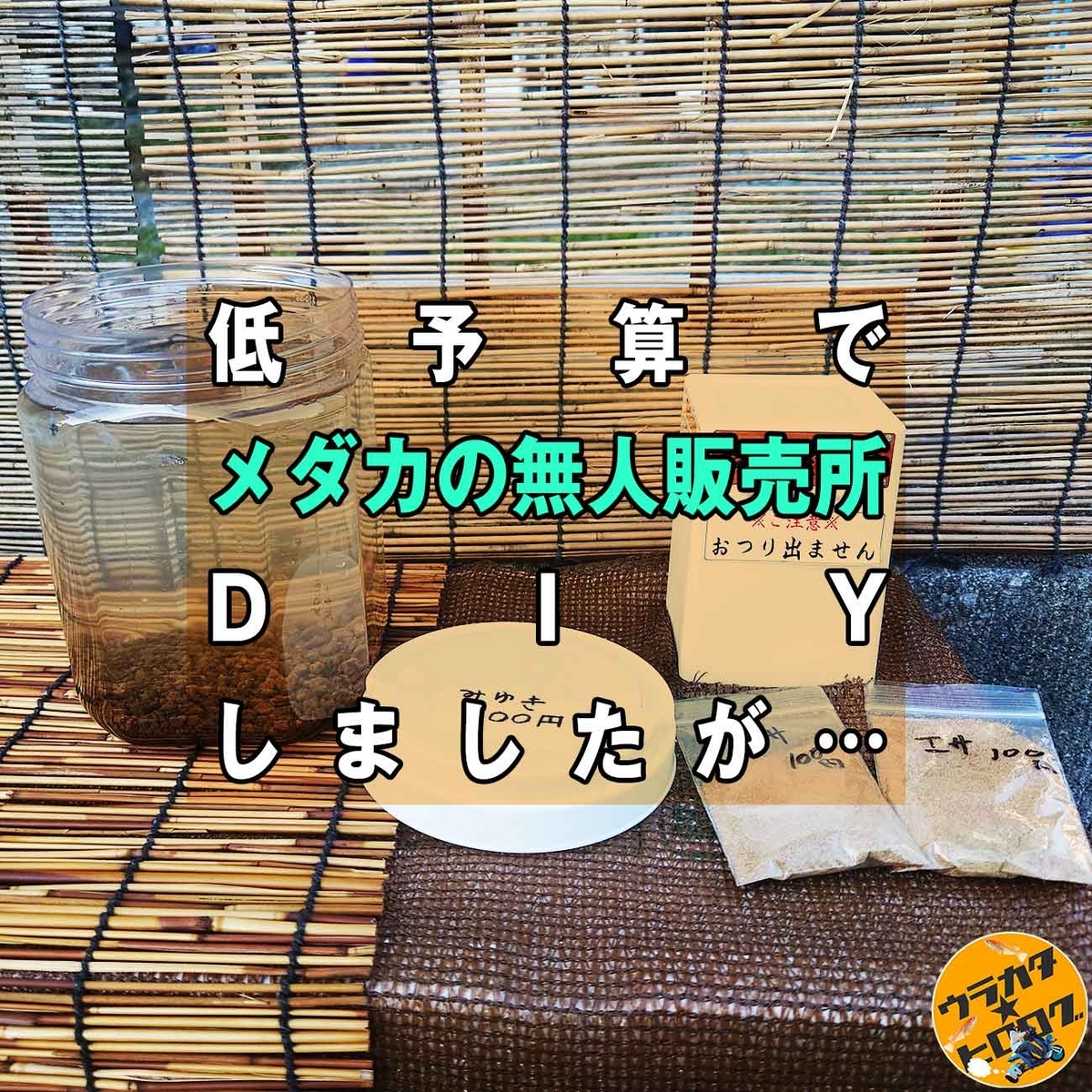メダカをパッキングして無人販売する方法 - urakatahero“B”log