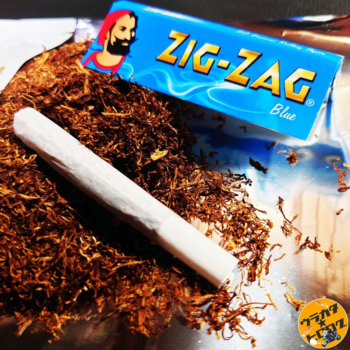 ジグザグ zigzag 手巻き タバコ ペーパー ブルー 50個セット