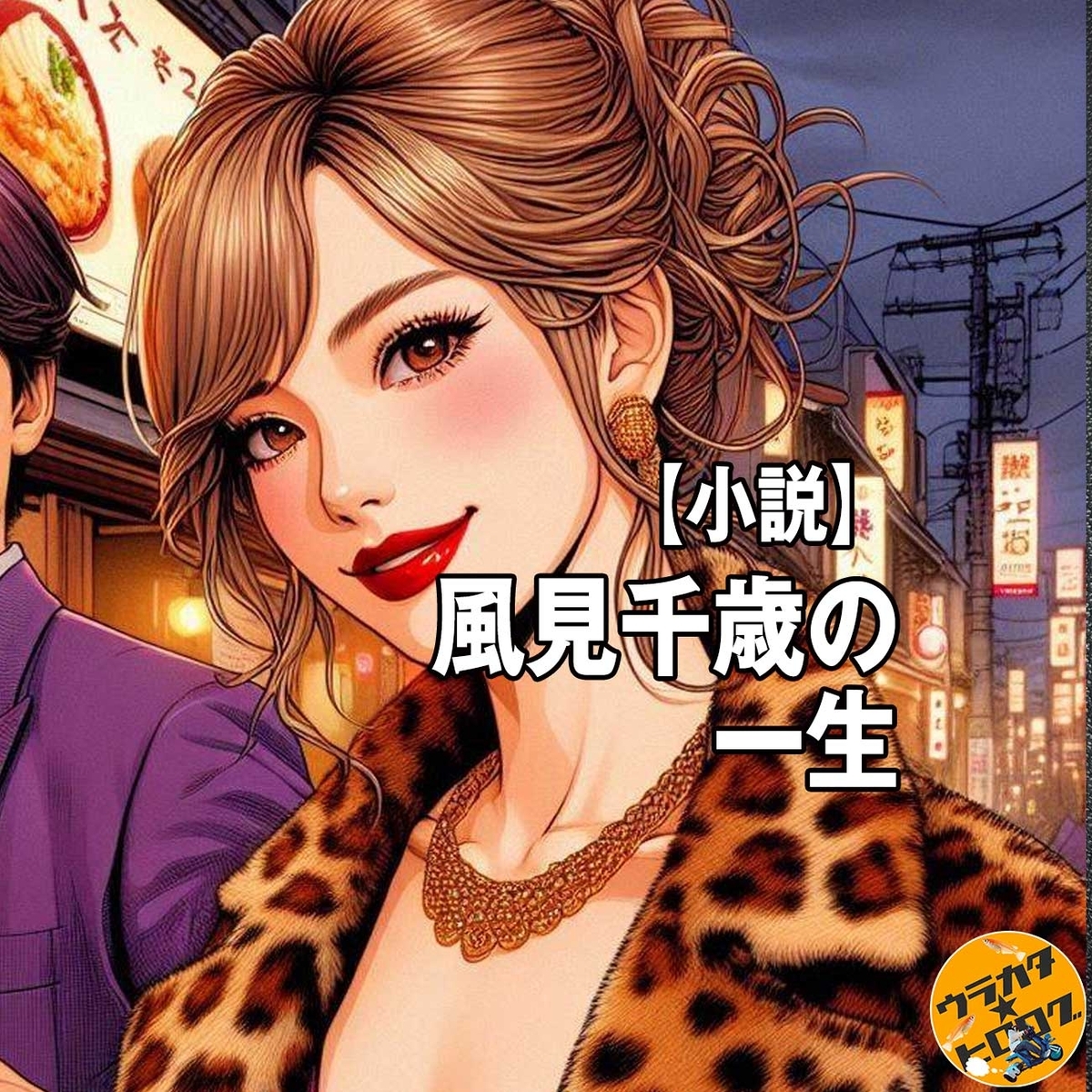 小説の主人をモチーフにしたイラスト（筆者によるAI作成画）