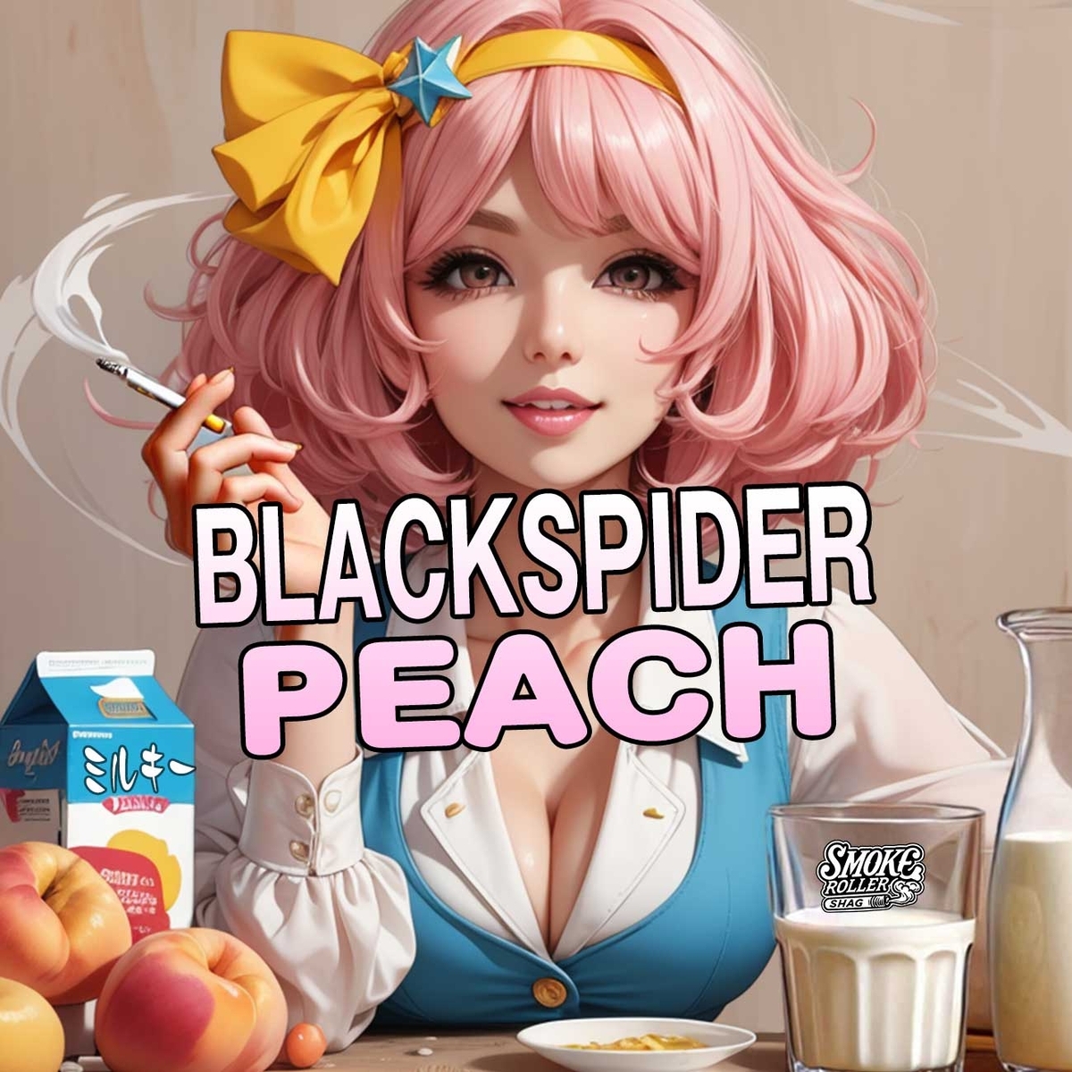シャグ】BLACKSPIDER SHAG PEACH のレビュー【たばこ(R-20) 】 - smoke