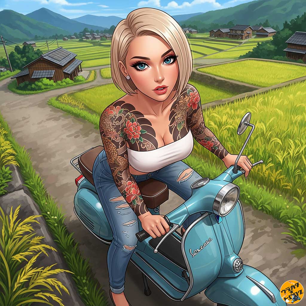 刺青×ギャル】ネオピンナップガールシリーズを描き続けています【T