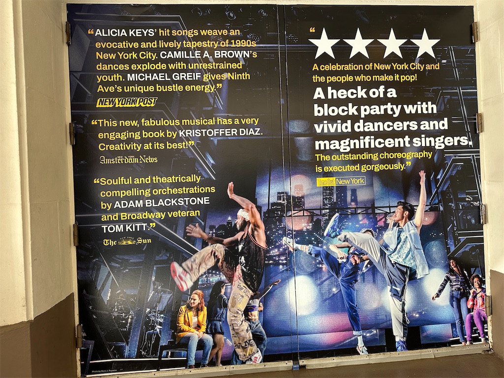 Hell's Kitchen』2024.5.25.19:00 @Sam S. Shubert Theatre - ミュージカルは終わらない  Musicals won't be over., image size:1024x768