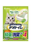 1週間消臭・抗菌デオトイレ 取替え専用 飛散らない緑茶・消臭サンド 4L