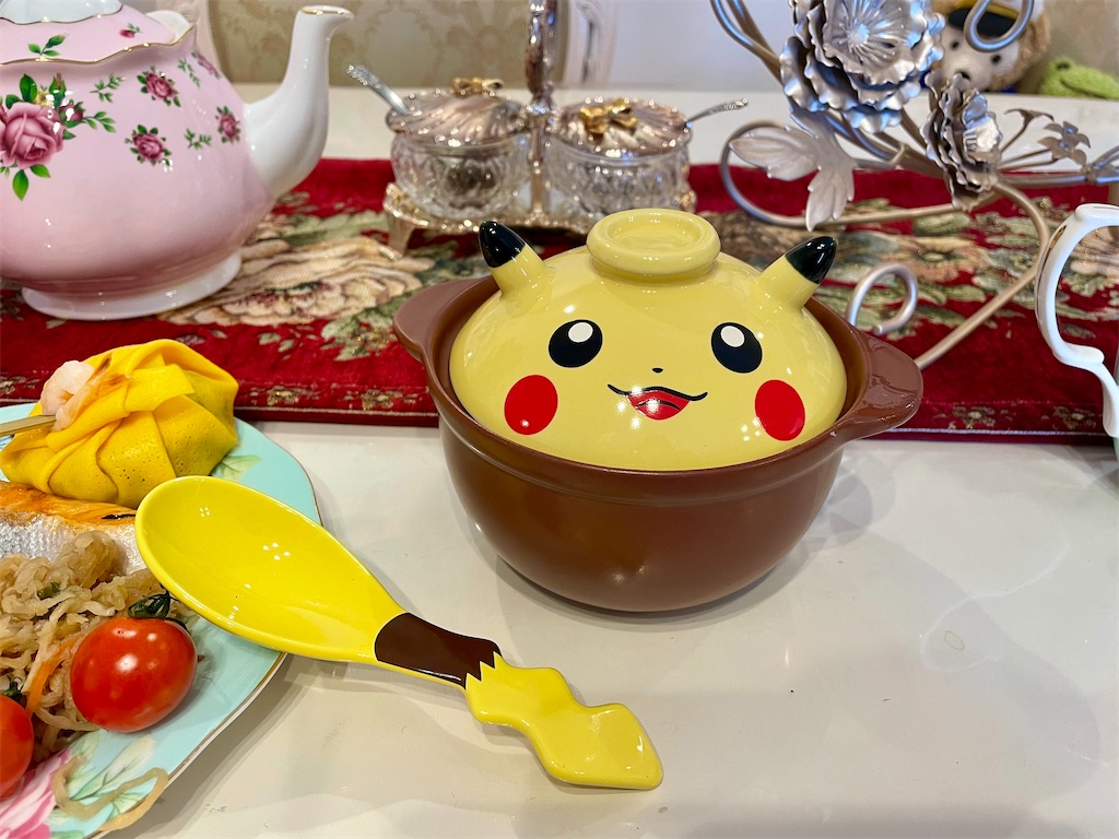 ピカチュウの土鍋☆ポケモンセンター - 愛と真実のハムスター茶漬けブログ