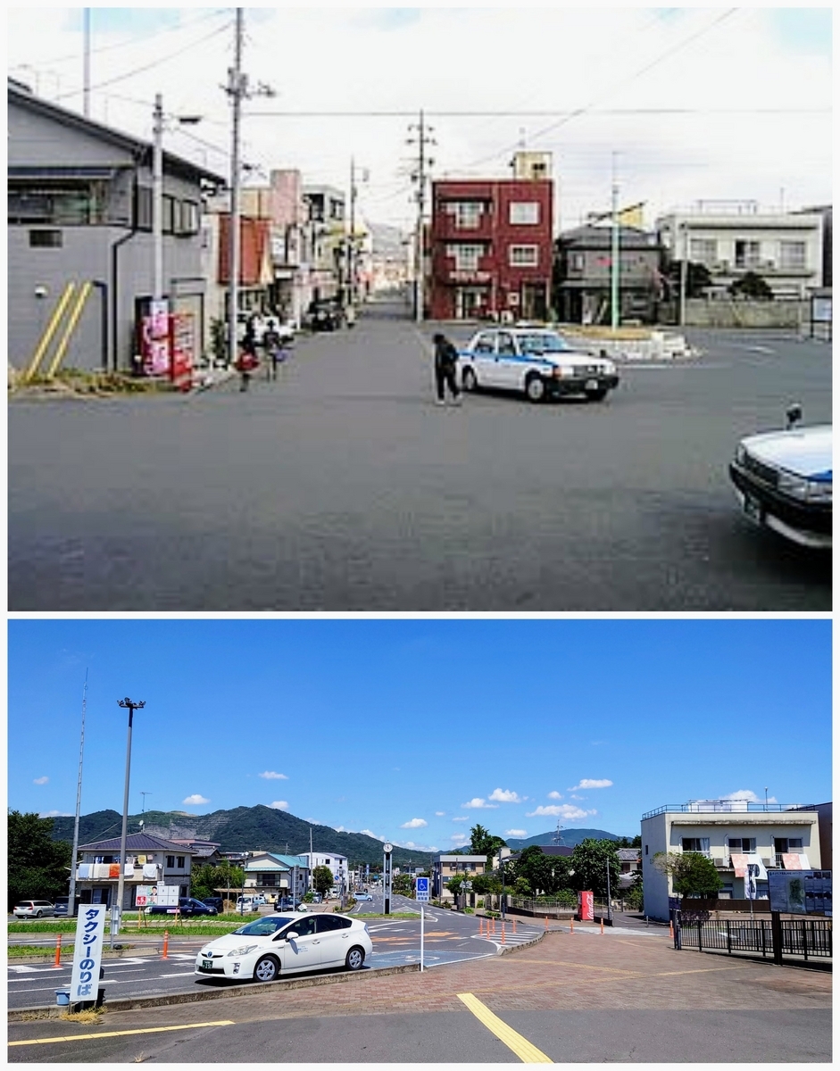 岩瀬の今昔比較3-岩瀬駅前 - 裏筑波は裏じゃない