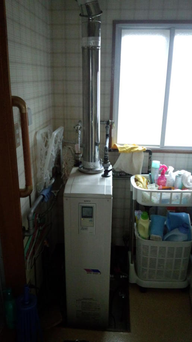 江別市 石油給湯器 ノーリツ OTX-3101F から OTX-315F へ交換 - 年中
