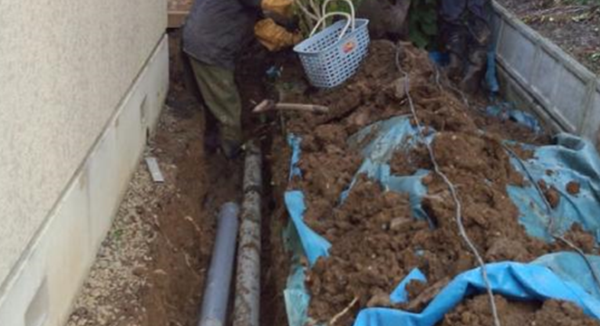 汚水枡 排水管交換工事 北広島市 年中無休 24時間対応 札幌 近郊の水道トラブル解決 株式会社アーヴァンコーポレーション