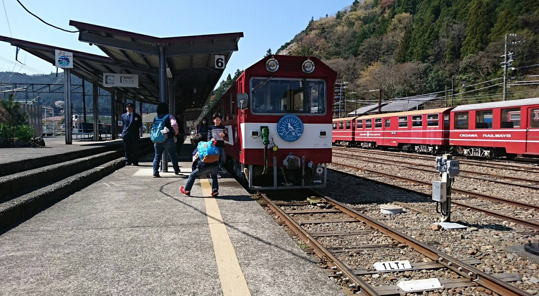 2018.3.28 井川線 (1) 千頭 - 井川いき列車 1800-990
