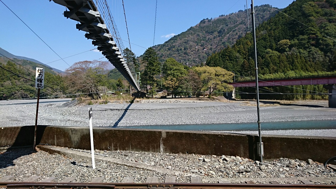 2018.3.28 井川線 (8) 井川いき列車 - 川根両国-沢間間 1280-720