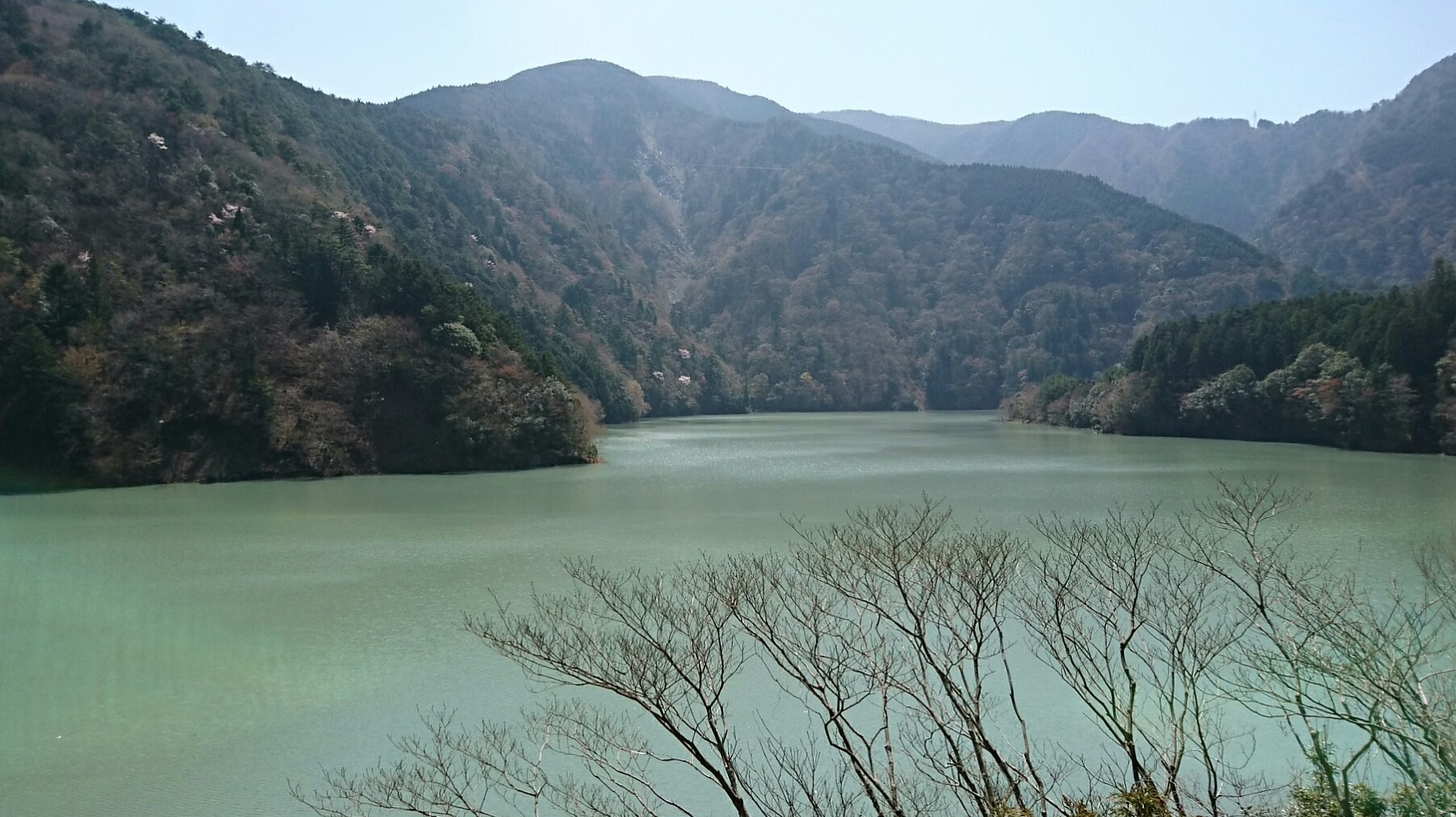 2018.3.28 井川線 (62) 井川いき列車 - ひらんだ-奥大井湖上間(接岨湖) 1800-1010