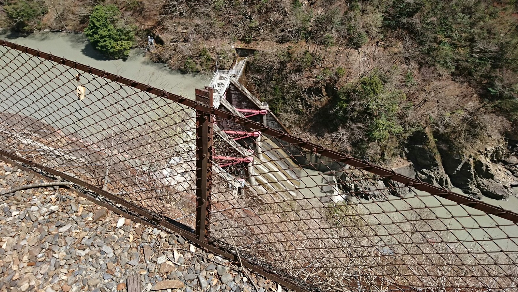 2018.3.28 井川線 (103) 井川いき列車 - 閑蔵-井川間(奥泉ダム) 1720-970
