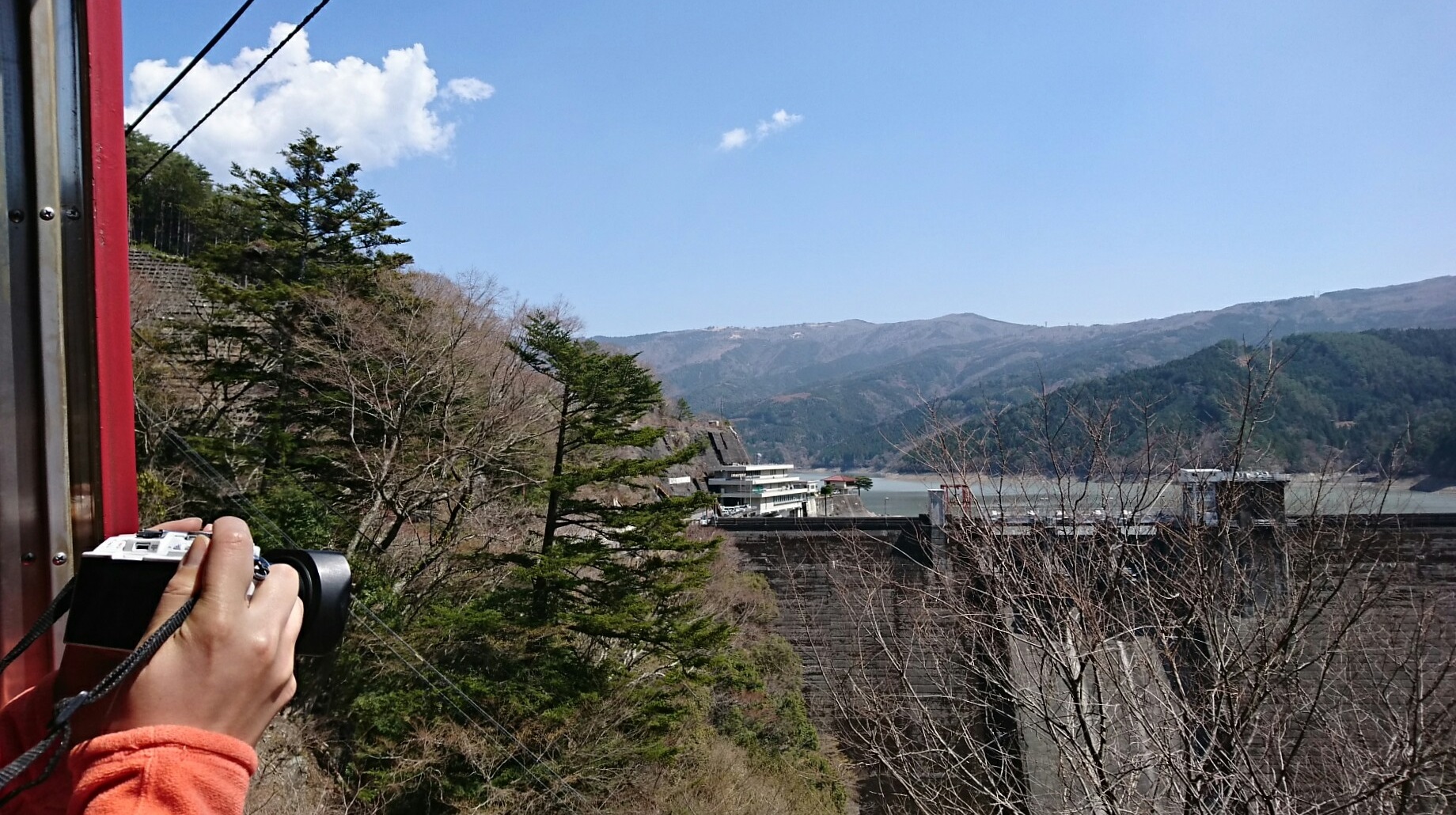 2018.3.28 井川線 (112) 井川いき列車 - 閑蔵-井川間(井川ダム) 1840-1030