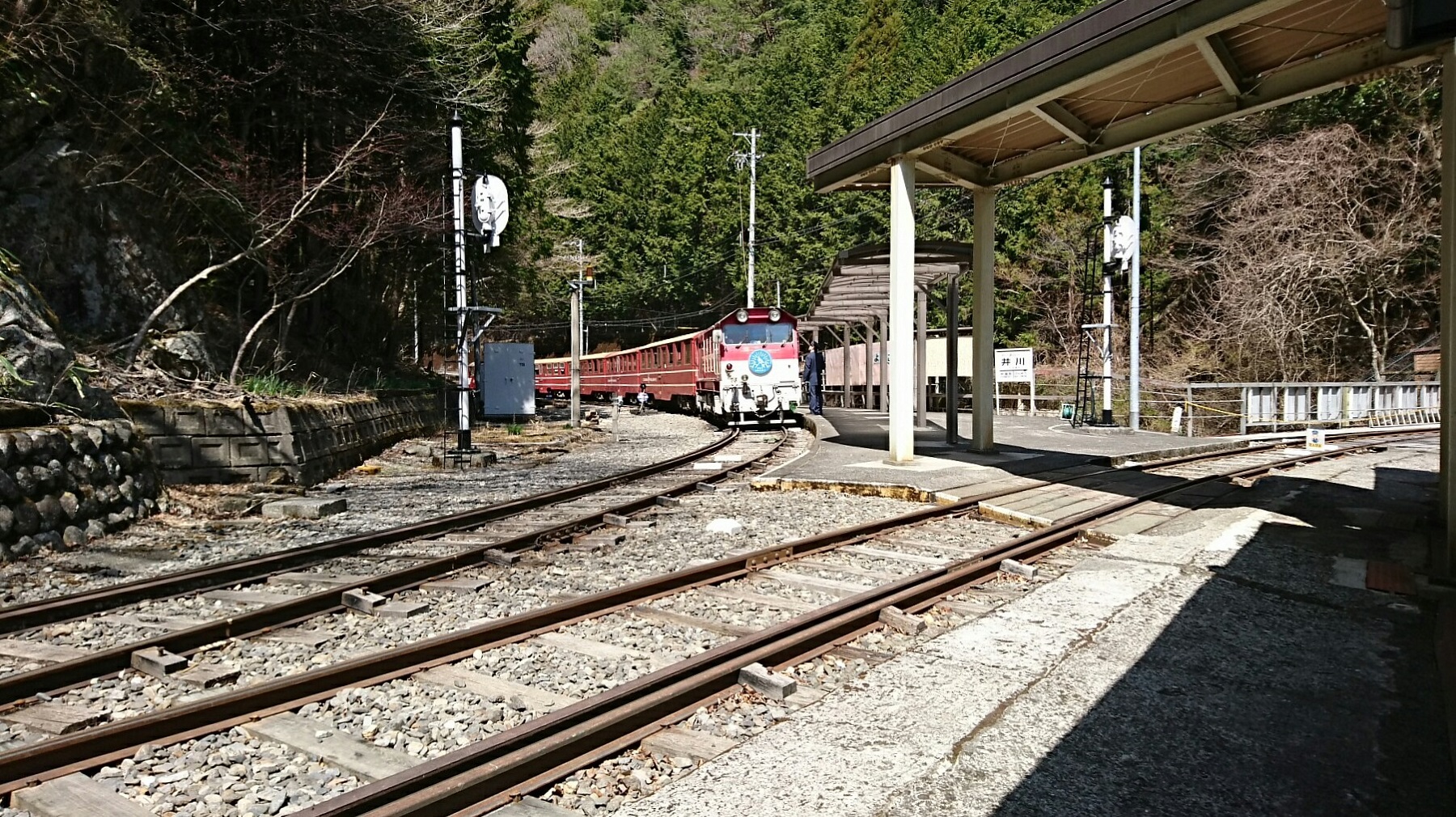 2018.3.28 井川線 (120) 井川 - 井川いき列車 1800-1010