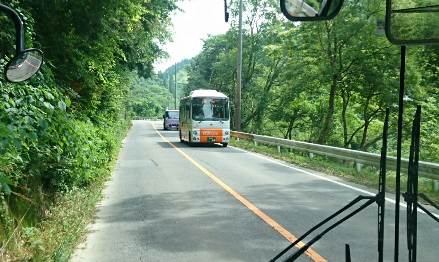 2018.6.22 (60) 足助いきバス - バス停間(つぎは大島) 1420-850