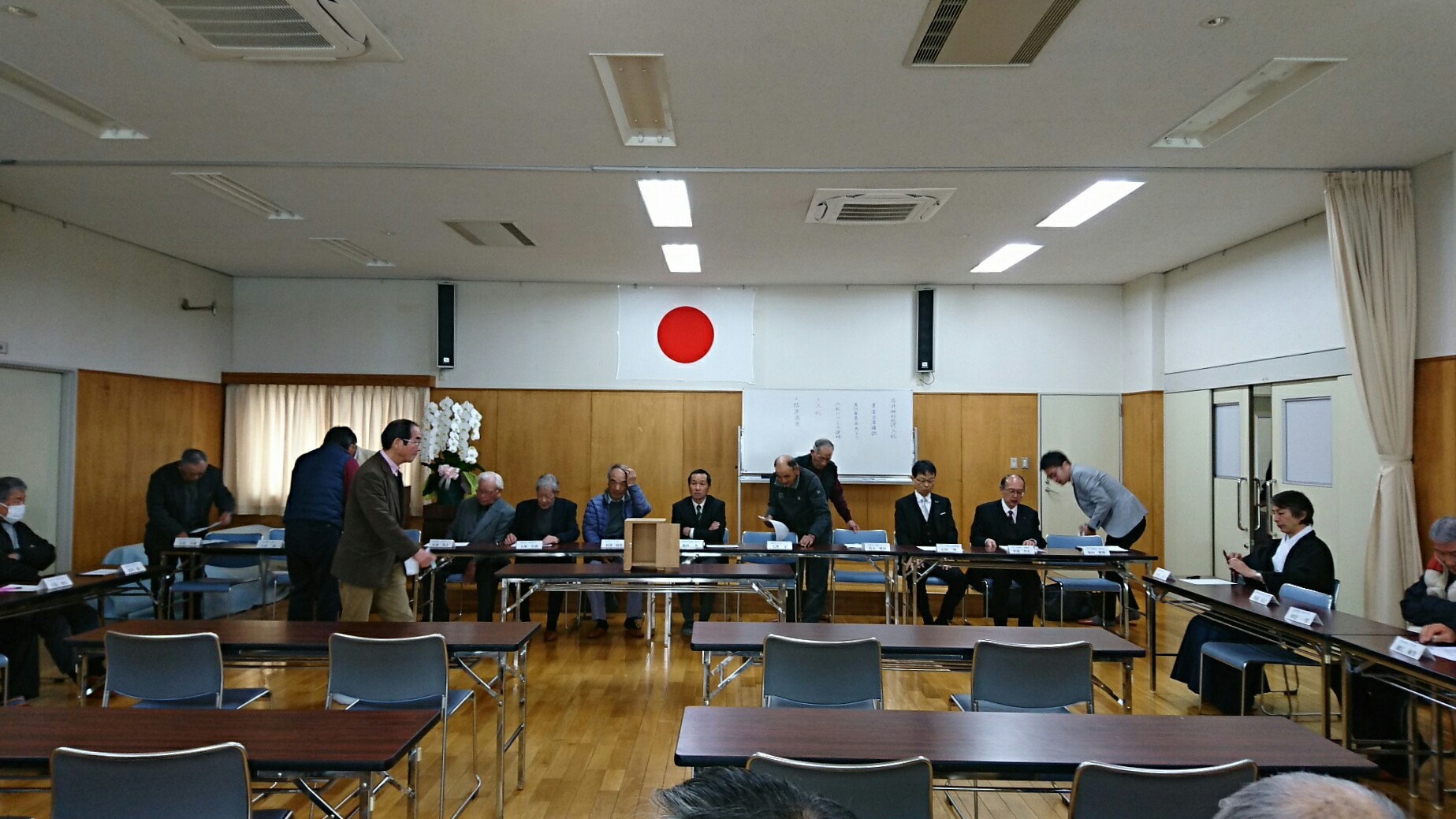 2019.3.30 (1) 古井神社改修工事の入札会 - 会場