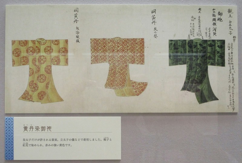 2019.4.29 (28) 岩瀬文庫 - 黄丹染御袍 1880-1270