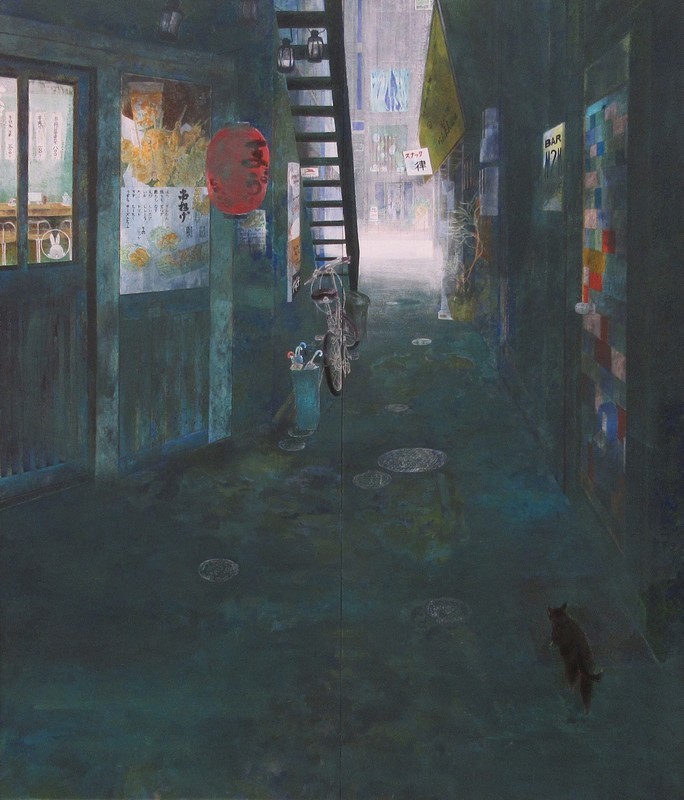 2022.1.27 (35-1) 日展 - 古金谷初美さん「あめのひ」 1410-1650