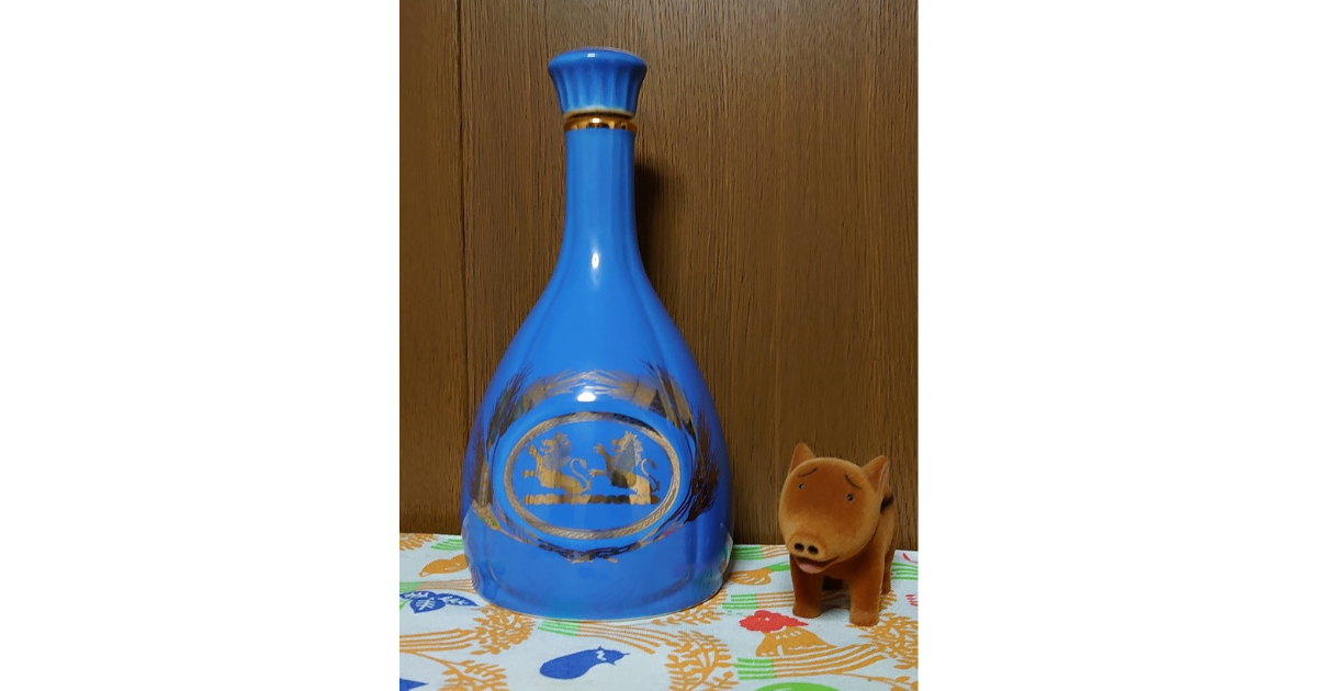 ホワイト＆マッカイ 1990年代ブルー陶器ボトル - 紬とウィスキー