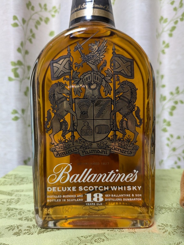 バランタイン18年 750ml 43% - 紬とウィスキー ウイスキーブログ