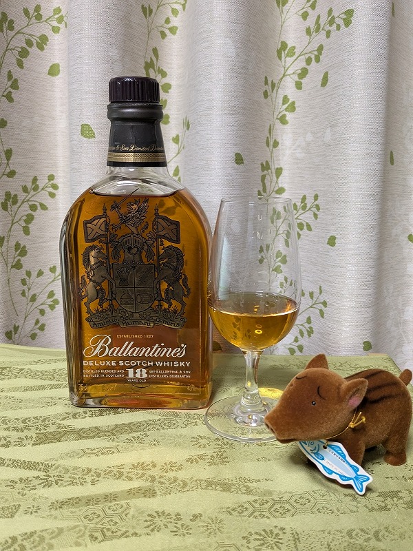 バランタイン18年 750ml 43% - 紬とウィスキー ウイスキーブログ