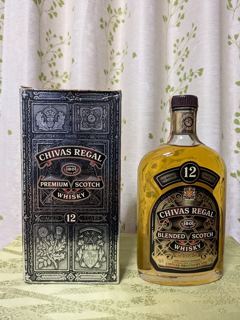 シーバスリーガル12年 1980年代 - 紬とウィスキー ウイスキーブログ