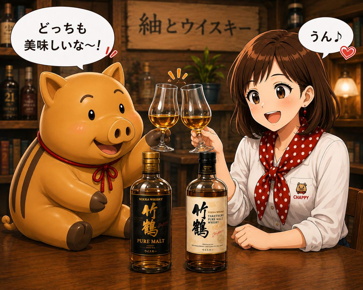 竹鶴ピュアモルト旧ボトル（黒ラベル）をレビュー｜現行ボトルと味を