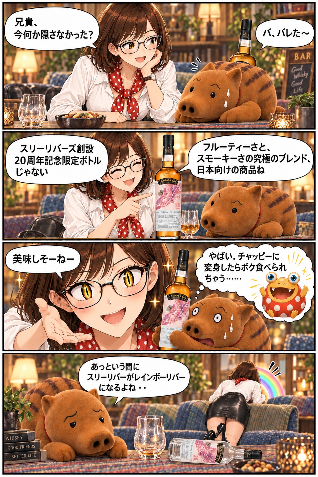 コンパスボックス シェア、エンジョイ、セレブレイト！｜構成原酒とNo